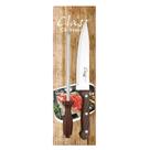 Kit 02 pc churrasco inox wood