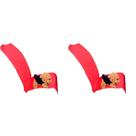 Kit 02 pçs Protetor de Banco Dianteiro Impermeavel Vermelho