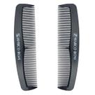 Kit 02 pentes masculino de cabelo e barba preto marco boni