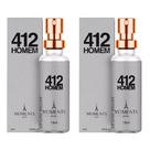 Kit 02 Perfume Masculino 412 Homen Men Moments Paris 15ml Para Bolso Bolsa Alta Fixação Amadeirado R Kit 02 Perfume Masculino 412 Homen Men Moments Paris 15ml Para Bolso Bolsa Alta Fixação Amadeirado R