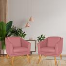 Kit 02 Poltronas Decorativa San Diego Visammer Decor