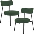 Kit 02 Poltronas Decorativas Para Sala De Estar Base Fixa Londres L02 Suede Verde Musgo - Lyam Kit 02 Poltronas Decorativas Para Sala De Estar Base Fixa Londres L02 Suede Verde Musgo - Lyam