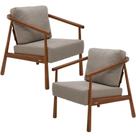 Kit 02 Poltronas Decorativas Para Sala De Estar Living Emma L02 Bouclê Bege - Lyam Decor Kit 02 Poltronas Decorativas Para Sala De Estar Living Emma L02 Bouclê Bege - Lyam Decor