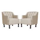 Kit 02 poltronas Genesis Luxo Suede Cores - DS Estofados