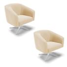 Kit 02 Poltronas Stella Bege