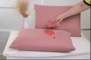 Kit 02 Porta Travesseiro Matelado 400 Fios 70cm x 50cm Cores Lisas Kit 02 Porta Travesseiro Matelado 400 Fios 70cm x 50cm Cores Lisas