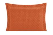 Kit 02 Porta Travesseiro Matelado Fronha Capa Debrun Laranja