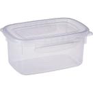 Kit 02 Potes Com Trava Hermético Marmita Saladas 460ml