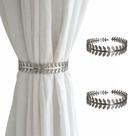 Kit 02 Prendedores de cortina decorativo Folhagem Grega