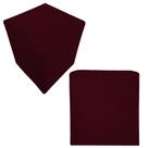 Kit 02 Puff Decorativo Dado Quadrado Suede
