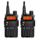 Kit 02 Rádio Comunicador Baofeng Bf-Uv-5r Com Nota Fiscal