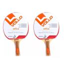 Kit 02 Raquete de Tênis de Mesa Ping Pong Impulse Aprovada ITTF Vollo