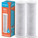 Kit 02 Refil Para Filtro Aqua 230 9.3/4" POU Carbon Block Acquabios