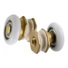 Kit 02 Roldana Excentrica De Latão Anti Ferrugem Para Porta e Janela de Correr Box De Vidro Temperado 8mm 10mm