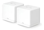 Kit 02 Roteadores Mesh Wi-fi 6 Mercusys Halo H60x Gigabit