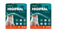 Kit 02 Roupa Intima Higifral Pants Tam G/XG 8Un - Eurofral