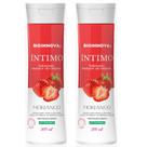 Kit 02 Sabonetes Íntimos Morango 200ml Bioinnova Frescor e Proteção Kit 02 Sabonetes Íntimos Morango 200ml Bioinnova Frescor e Proteção