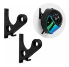 Kit 02 Suporte Pendurar Capacete Acessório Chave Parede Fixo