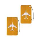 Kit 02 Tag Etiqueta De Mala e Mochila - Amarelo Kit 02 Tag Etiqueta De Mala e Mochila - Amarelo