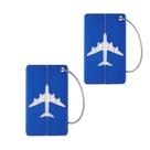 Kit 02 Tag Etiqueta De Mala e Mochila - Azul Kit 02 Tag Etiqueta De Mala e Mochila - Azul