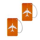 Kit 02 Tag Etiqueta De Mala e Mochila - Laranja Kit 02 Tag Etiqueta De Mala e Mochila - Laranja