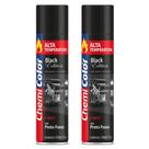Kit 02 Tintas Spray 350ml Alta Temperatura Interno e Externo Secagem Rápida - Chemicolor