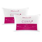Kit 02 Travesseiros Comfy Suporte Alto 550g Micropercal