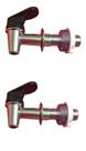 KIT 02 UN Torneira De Plastico Para Filtro Barro Alavanca Cromada Gama