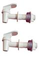 KIT 02 UN Torneira Filtro Barro Alavanca Branca Gama Modelo Tas