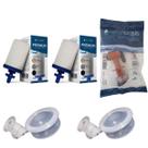 Kit 02 un Vela Oásis Água Alcalina+ 01 un Torneira Oasis De Virar+02 un Boia Original Oasis Dosadora
