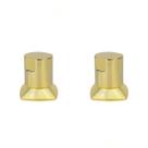 Kit 02 und Acabamento Registro Dourado Ouro Encaixe Padrao Deca Docol 1.2 e 3.4