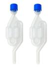 Kit 02 unidades Airlock Válvula Tipo S Air Lock Para Fermentação Cerveja Kombucha Vinho Conserva