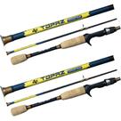 Kit 02 Varas Pesca Para Carretilha Topaz C 562 1,68mts 12lb