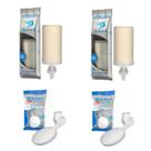 Kit 02 Vela Tripla Ação Esterilizante para Filtro de Barro + 02 Boias Stéfani