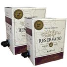 Kit 02 Vinhos Tinto Meio Seco Merlot Marcus James 3 Litros Kit 02 Vinhos Tinto Meio Seco Merlot Marcus James 3 Litros