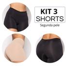Kit 03 Anáguas Segunda Pele Bermuda Short Feminino Atacado