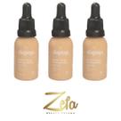 Kit 03 Base Fluída Make Bem Basiquinha 30ml Cor 02 - Dapop