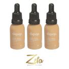 Kit 03 Base Fluída Make Bem Basiquinha 30ml Cor 2.5 - Dapop