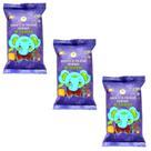 Kit 03 Biscoitos Polvilho Assado Orgânico Vegano Beterraba Crilancha total 120g