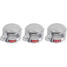 Kit 03 bloqueio botao emergencia 31,9x49,6mm diametro int 22mm 4safe Kit 03 bloqueio botao emergencia 31,9x49,6mm diametro int 22mm 4safe