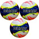 Kit 03 Bola De Futebol Campo Dualt Fight R2 Techfusion