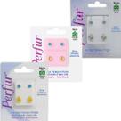 Kit 03 Brincos para lóbulos sensíveis Adulto / infantil folheados a Ouro 24K Perfur