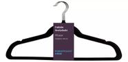Kit 03 Cabides De Veludo Com Gancho Adulto Antideslizante