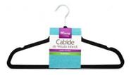Kit 03 Cabides De Veludo Com Gancho Adulto Antideslizante