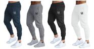 Kit 03 calças de moletom masculina slim sport academia wooks