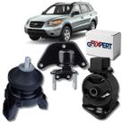 Kit 03 calço coxim câmbio santa fé 2.7 v6 4wd 2007 2008 2009