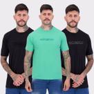 Kit 03 Camisetas Nicoboco Basic Preta e Verde