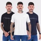 Kit 03 Camisetas Nicoboco Marinho Preta e Branca