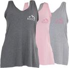 KIT 03 CAMISETAS REGATA FITNESS SILK ROCCA Feminina