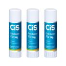 Kit 03 Cola Bastão Fix Cis 34g Escolar Artesanato
